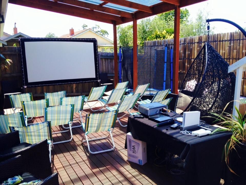 Backyard Movie Nights - Birthday and Parties